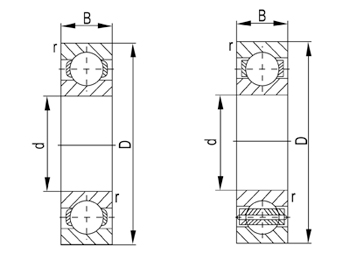 Extended Inner Ring Deep Groove Ball Bearings